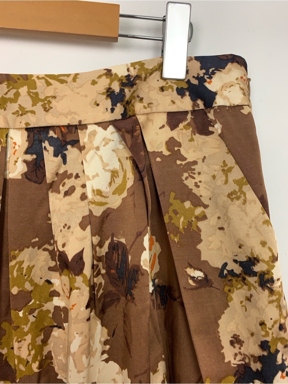 Talbots Floral Satin Skirt - Picture 3 of 7